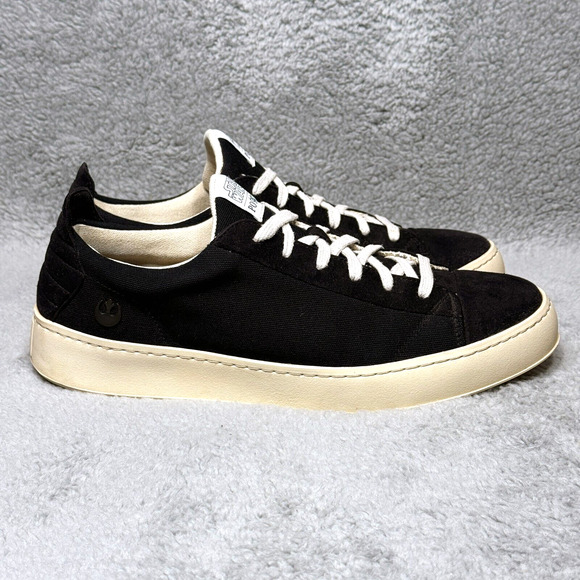 Po-Zu Star Wars Rebellion Logo Mens Size 45 US 12 Low Top Sneakers Shoes Black main image 4